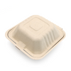 Biodegradable Sugarcane Pulp (P-HB) 6" Hamburger Box 