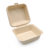 Biodegradable Sugarcane Pulp(T-HB) 6" Hamburger Box 