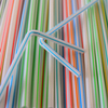 Classic Bendable Disposable Flexible Plastic Drinking Straws for Juice Cola
