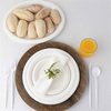 Biodegradable 7" Round Plant Fibre Plate 