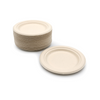 Biodegradable 6" Round Plant Fibre Plate