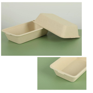 Pulp Dessert Reusable Inch 7 Christmas Wheat Degradable Paper Friendly Prep Compartment Container 8 Size Straw Microwave Meal