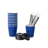 Disposable Coffee Cups with Lids and Straws - 16 Oz (90 Set) Togo Hot Paper Coffee Cup with Lid to Go for Beverages Espresso Tea