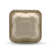 Biodegradable Sugarcane Pulp(A-HB) 6" Hamburger Box 