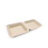 Biodegradable Sugarcane Pulp (P-SH08)8" Clamshell with Single Compartment