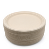 Biodegradable 10" Round Plant Fibre Plate 