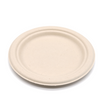 Biodegradable 7" Round Plant Fibre Plate 