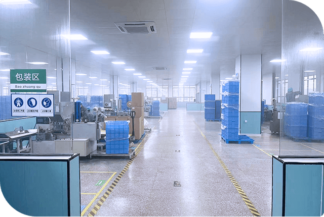 Nanjing Haolyland's production line workers meticulously crafting fully degradable plant fiber products using state-of-the-art technology.