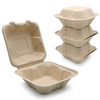 Biodegradable Sugarcane Pulp(A-HB) 6" Hamburger Box 