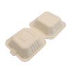 Biodegradable Sugarcane Pulp (P-HB) 6" Hamburger Box 