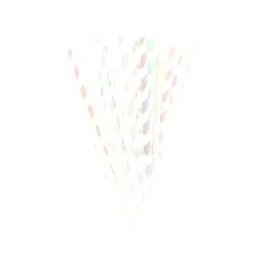 Eco-Friendly Biodegradable Disposable 100% Compostable 6*197mm Paper Straws