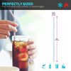 Classic Bendable Disposable Flexible Plastic Drinking Straws for Juice Cola