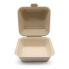 Biodegradable Sugarcane Pulp(T-HB) 6" Hamburger Box 