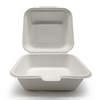 Biodegradable Sugarcane Pulp 6 inch Hamburger Box