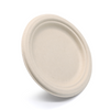 Biodegradable 7" Round Plant Fibre Plate 
