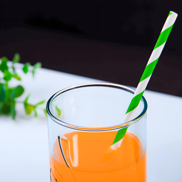 biodegradable 6*197mm Paper Straw