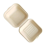 Bagasse Plate Disposable Sugarcane Food Container Hamburger Sugar Cane