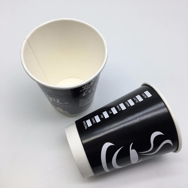 Recyclable Disposable Double Walled Insulated Hot Coffee Paper Cups