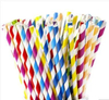 Eco-Friendly Biodegradable Disposable 100% Compostable 6*197mm Paper Straws