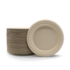 Biodegradable 7" Round Plant Fibre Plate 