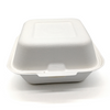 Biodegradable Sugarcane Pulp 6 inch Hamburger Box