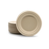 Biodegradable 6" Round Plant Fibre Plate
